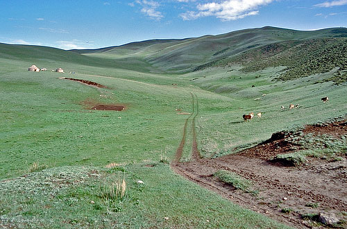 Weidelandschaft, Kirgistan