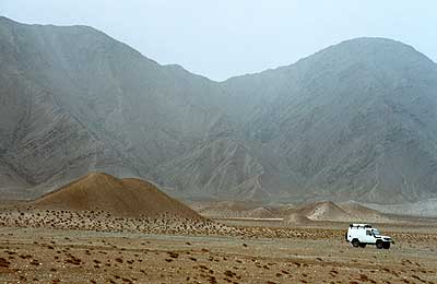 Altun Shan: Steppe am NW-Rand der Qaidam Wüste, China