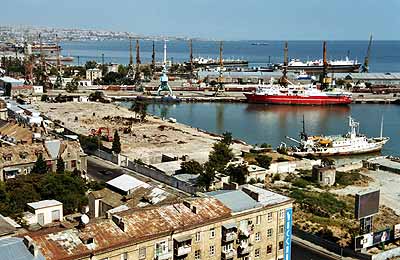 Hafen von Baku, Aserbaijan