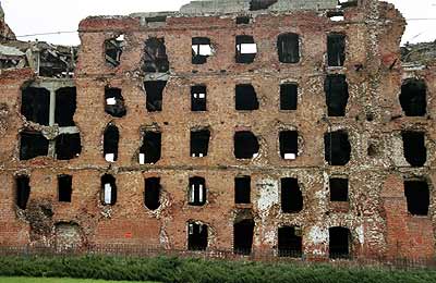 Stalingrad: Ruine der ehemaligen 'Mühle'