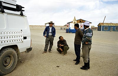 4WD-Spezialisten. Bayanlig, Bayankhongor Aimag, Mongolei