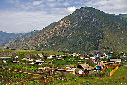 Dorf im Altay